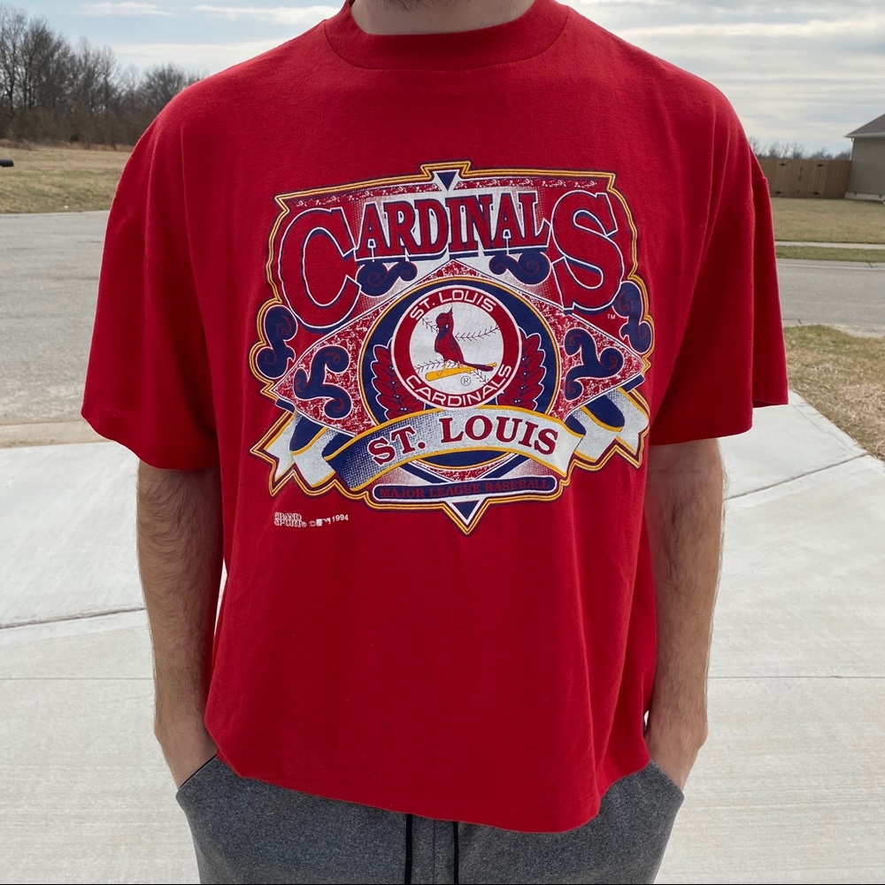 VINTAGE ST. LOUIS CARDINALS 1994 T-SHIRT sz XL GUC
